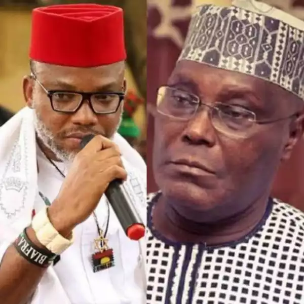 Nnamdi Kanu Insists Atiku Is From Cameroon, Reveals More Details (Pics)